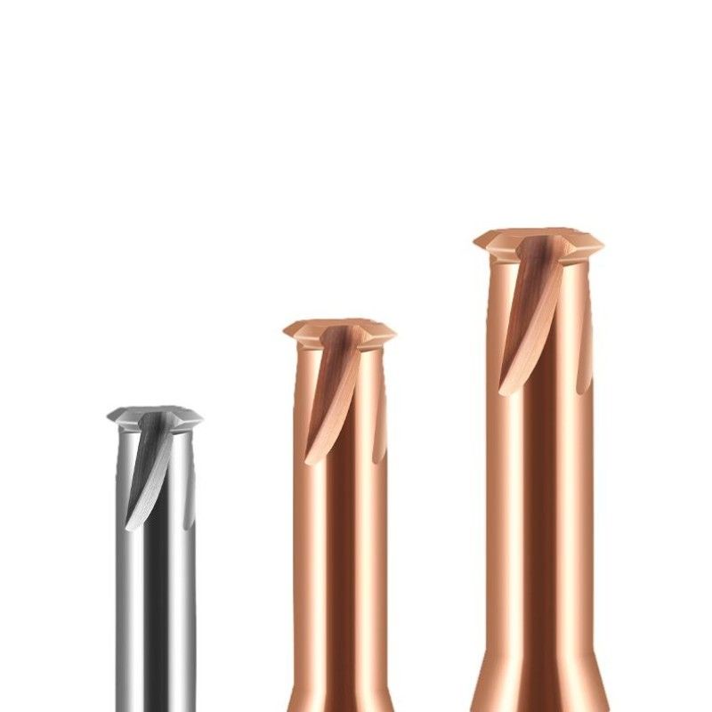 CNC-Einzelzähne-Gewinde Endmühle Festkarbid 4 Flöten für Gusseisen