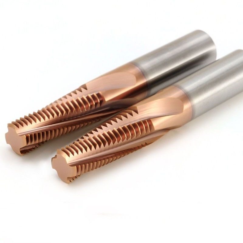 3/8-Karbid-Garn-Fräsmaschine BSPT RC 55 Grad mit Nano-Bronzbeschichtung