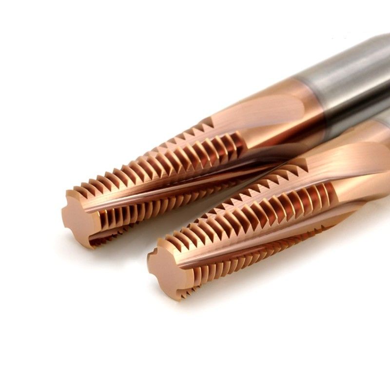 3/8-Karbid-Garn-Fräsmaschine BSPT RC 55 Grad mit Nano-Bronzbeschichtung