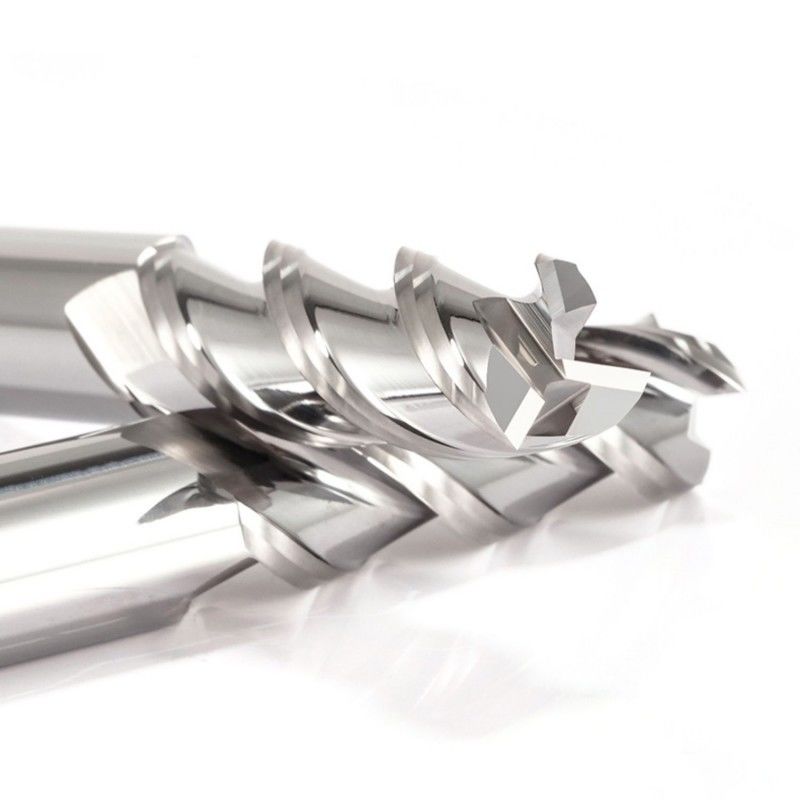 3 Flöten Flat End Mill Cutter Spiegel Polieren Unbeschichtet Für die Aluminiumbearbeitung