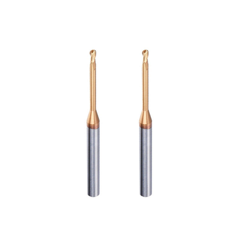Mikro-Tiefe-Rohl-Langhals-Fräser, 0,1 mm Winkelradius Endmühlen