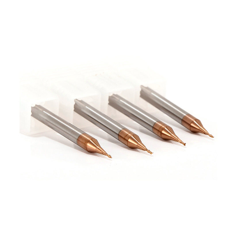 3 mm Schank Mikro Durchmesser Endmühle mit 0,1 mm Eckradius 50 mm Gesamtlänge