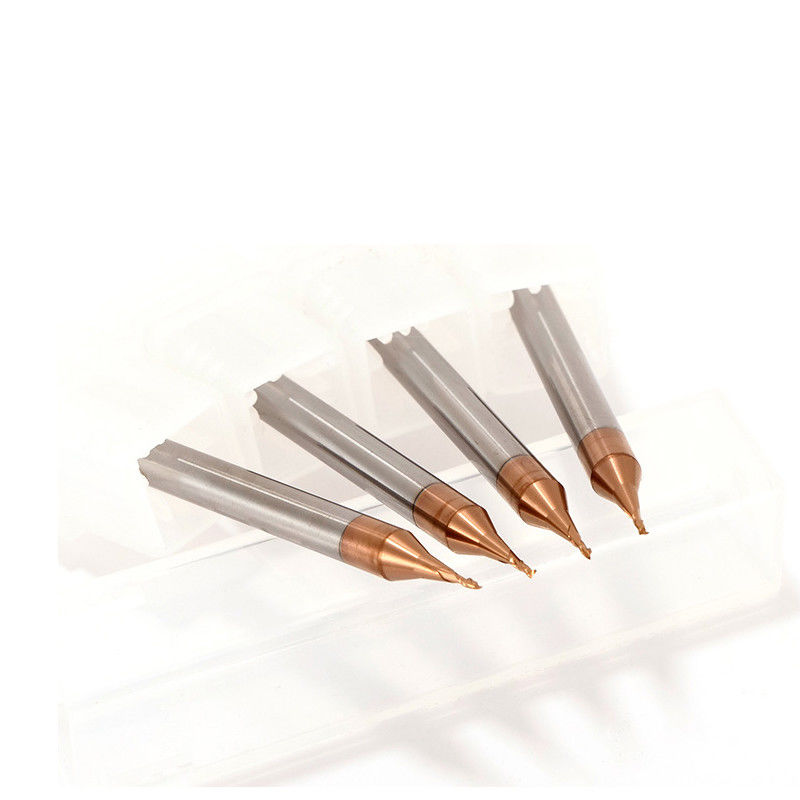 3 mm Schank Mikro Durchmesser Endmühle mit 0,1 mm Eckradius 50 mm Gesamtlänge