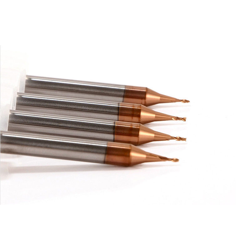 3 mm Schank Mikro Durchmesser Endmühle mit 0,1 mm Eckradius 50 mm Gesamtlänge