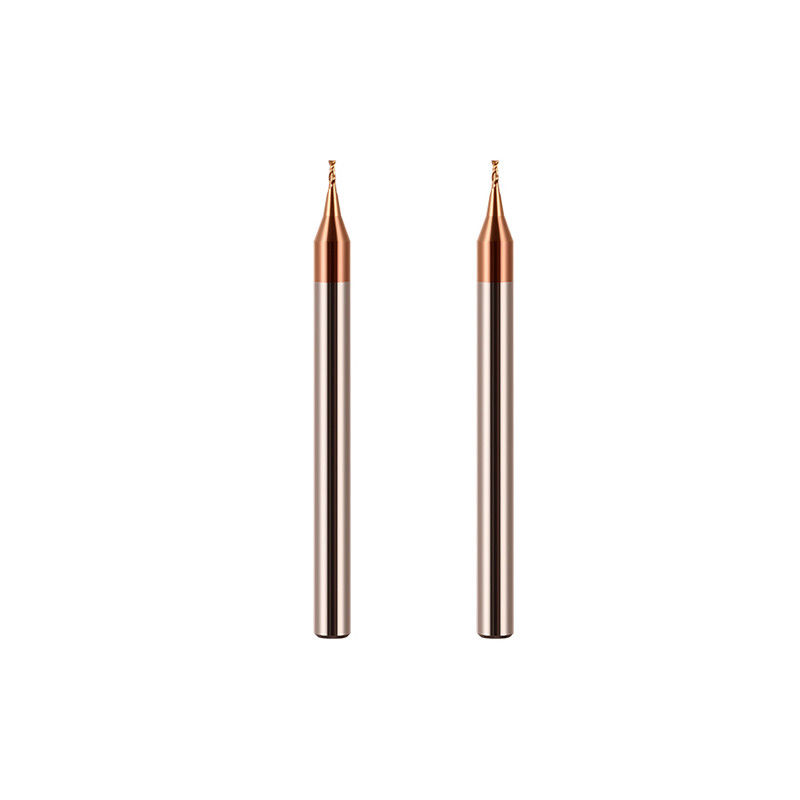 3 mm Schank Mikro Durchmesser Endmühle mit 0,1 mm Eckradius 50 mm Gesamtlänge