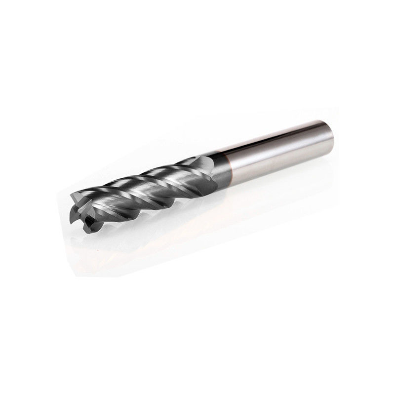 Massivkarbid Mikro Durchmesser Endmühle 4 Flöten HRC 58 Grad Für Fräswerkzeuge