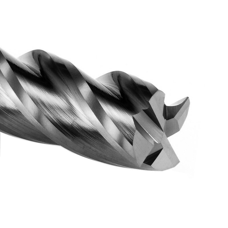 Massivkarbid Mikro Durchmesser Endmühle 4 Flöten HRC 58 Grad Für Fräswerkzeuge