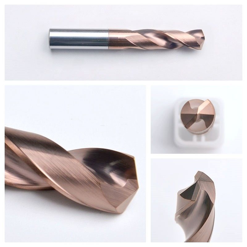 Straight Flute Carbide Bohrer Hochpräzisions Schrittbohrer 3XD/5XD Fester Carbide Schneidbohrer