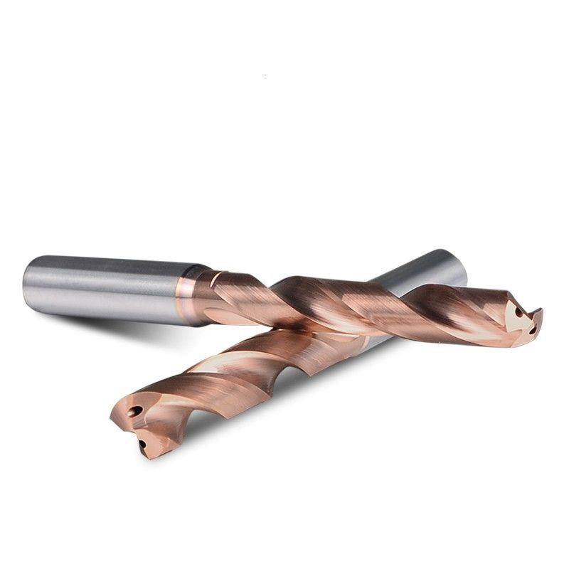 Din Standard Inner-Coolant 5xd Schritt 0,1 mm Bohrkarbid Spirale Flöte Split Bohrer