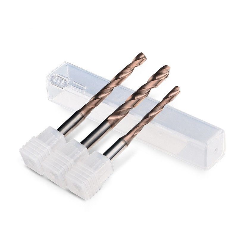 Din Standard Inner-Coolant 5xd Schritt 0,1 mm Bohrkarbid Spirale Flöte Split Bohrer